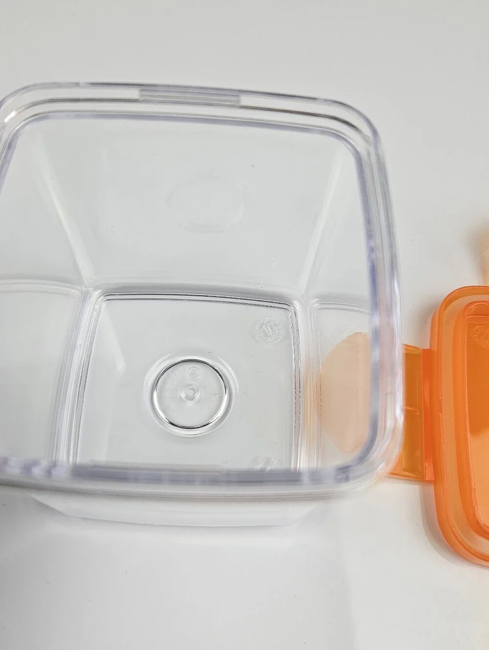 Nutri Chopper Handheld Food Chopper - Orange & Clear- NWOT